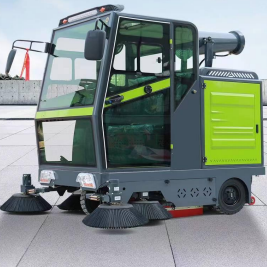 Electric four-wheel sweeper